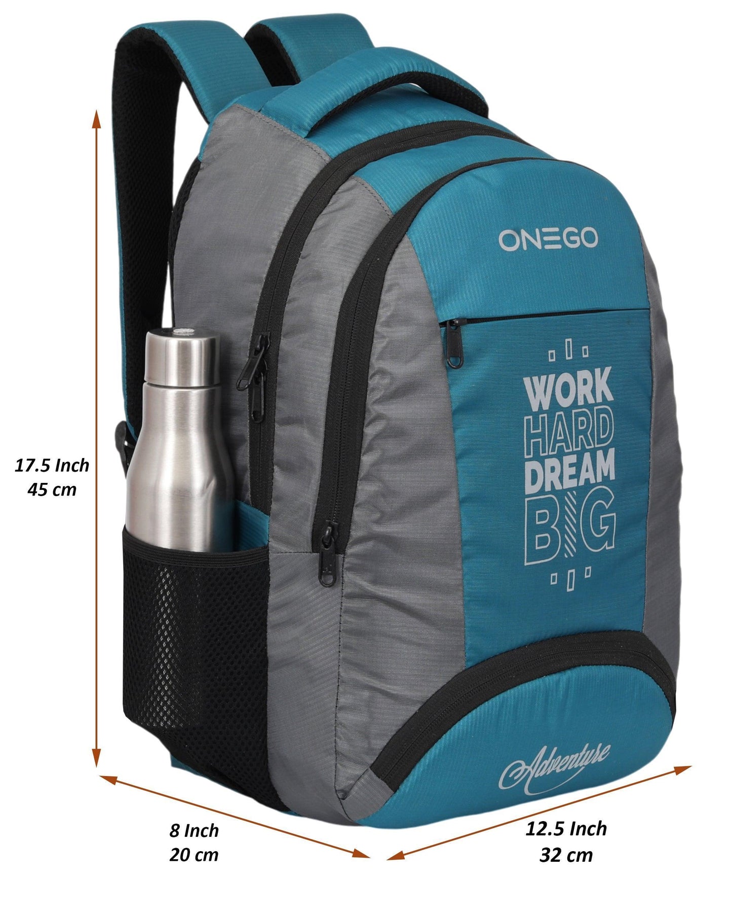 ONEGO College Backpack, Water-Resistant Laptop Bag for Men & Women, Casual Computer Backpack for School, Work, and Travel, Fits 15.6-Inch Laptop - ONEGO FASHION