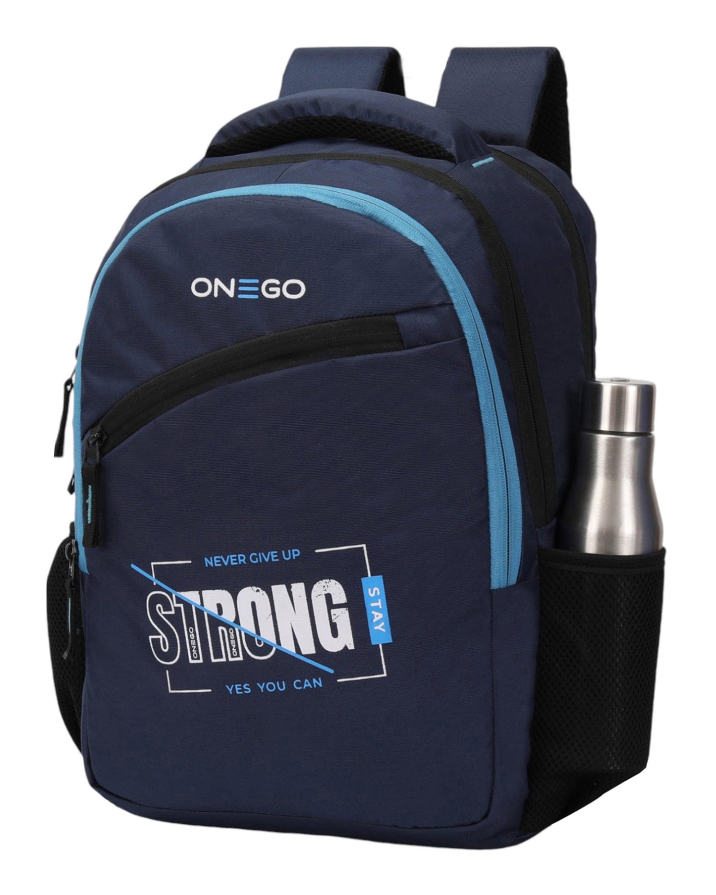 ONEGO Casual Backpack, Water-Resistant Laptop Bag for Men & Women, Business & College Backpack for School, Work, and Travel, Fits 15.6-Inch Laptop - Navy Blue - ONEGO FASHION