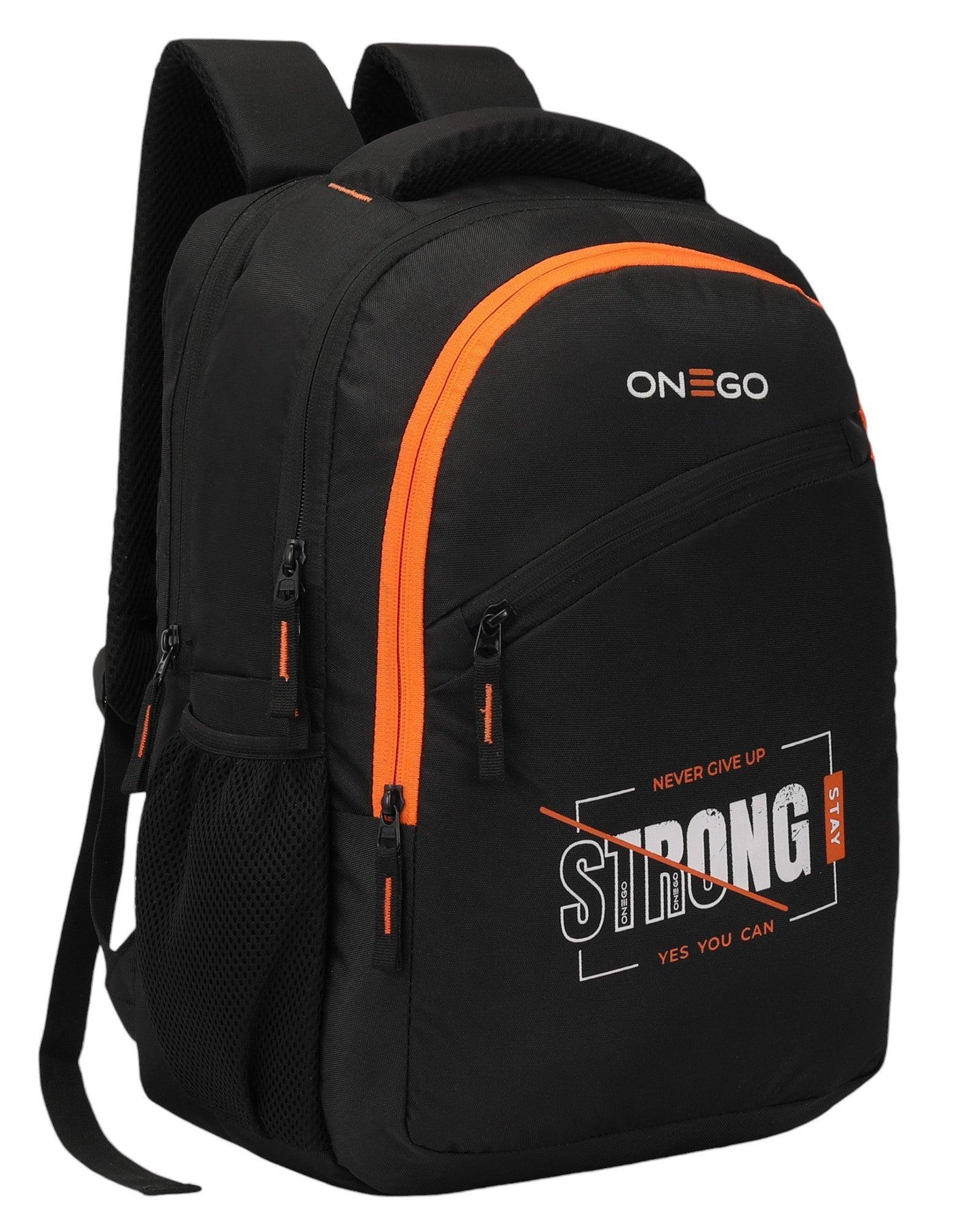 ONEGO Water-Resistant Casual Backpack, Laptop Bag for Men & Women, Business & College Backpack for School, Work, and Travel, Fits 15.6-Inch Laptop - Black - ONEGO FASHION