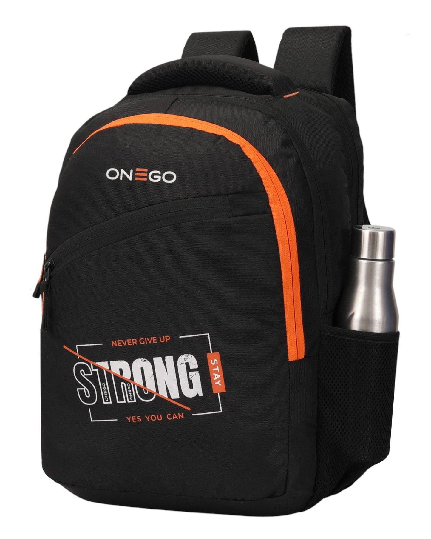 ONEGO Water-Resistant Casual Backpack, Laptop Bag for Men & Women, Business & College Backpack for School, Work, and Travel, Fits 15.6-Inch Laptop - Black - ONEGO FASHION