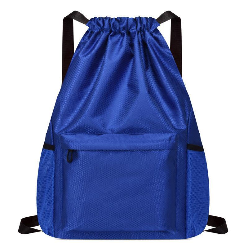 New Design Custom Logo Casual String Knapsack Sports Gym Drawstring Bag Drawstring Backpack Bags with Pocket for Swimming Beach - ONEGO FASHION