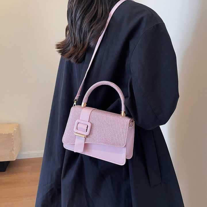 Women's Handbag Personalized Splicing Trend New Portable Bag Simple and Fashion One Shoulder Crossbody Small Square Bag - ONEGO FASHION