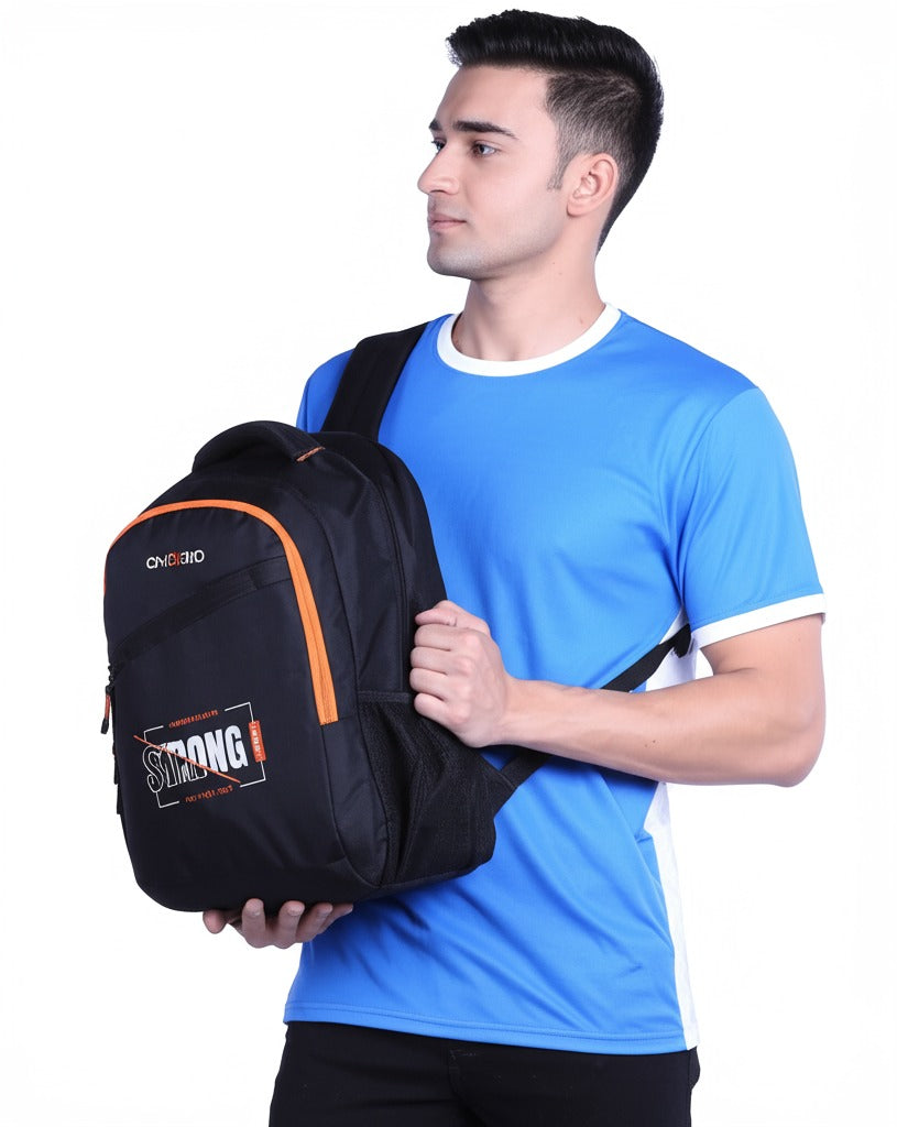 ONEGO Water-Resistant Casual Backpack, Laptop Bag for Men & Women, Business & College Backpack for School, Work, and Travel, Fits 15.6-Inch Laptop - Black - ONEGO FASHION