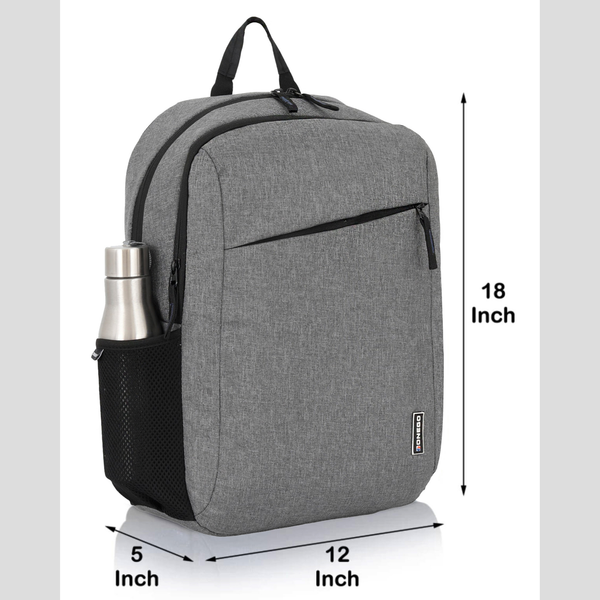 ONEGO Laptop Backpack, Water-Resistant Business & College Backpack for Men & Women (Grey) - ONEGO FASHION