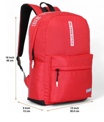 Korean Style Backpack for School, College & Travel | Fits 15.6-Inch Laptops | Water Resistant Fabric