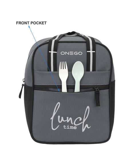 ONEGO Trendy & Water-Resistant Lunch Bag | Durable Tiffin Bag for School, Office, Travel & Picnic | Ideal for Kids, Women & Men - ONEGO FASHION