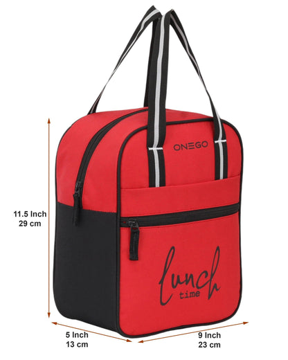 ONEGO Durable & Stylish Lunch Bag | Multipurpose Water-Resistant Tiffin Bag for School, Office, Travel & Picnic | Perfect for Kids, Men & Women - ONEGO FASHION