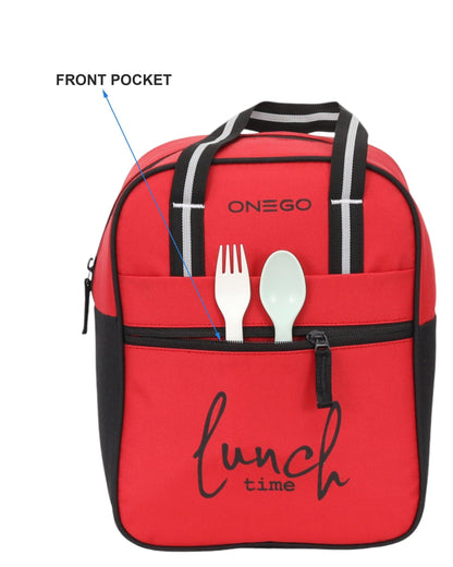 ONEGO Durable & Stylish Lunch Bag | Multipurpose Water-Resistant Tiffin Bag for School, Office, Travel & Picnic | Perfect for Kids, Men & Women - ONEGO FASHION