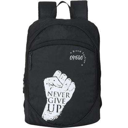 ONEGO Versatile & Stylish Backpack College bag School bag Laptop bag Office bag Tuition bag Daypack Bag For Men & Women Boys & Girls (Black) - ONEGO FASHION