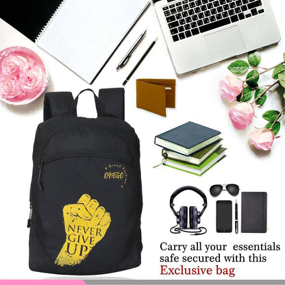 ONEGO Versatile & Stylish Backpack College bag School bag Laptop bag Office bag Tuition bag Daypack Bag For Men & Women Boys & Girls (Black YL) - ONEGO FASHION