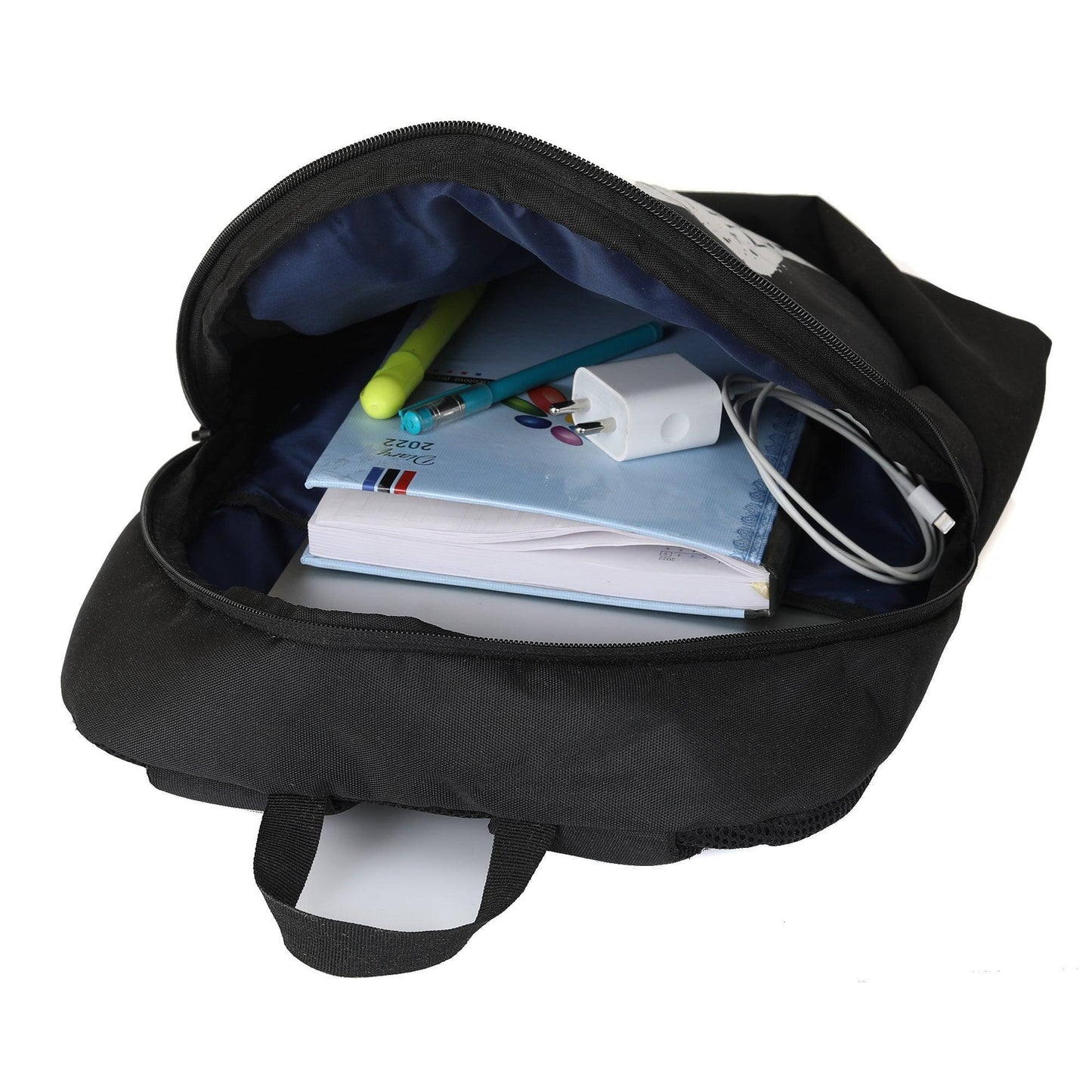 ONEGO Versatile & Stylish Backpack College bag School bag Laptop bag Office bag Tuition bag Daypack Bag For Men & Women Boys & Girls (Black YL) - ONEGO FASHION