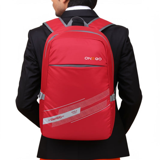ONEGO Laptop Backpack, Water-Resistant Business & College Backpack for Men & Women, Computer Bag Fits 15.6-Inch Laptop - Maroon - ONEGO FASHION