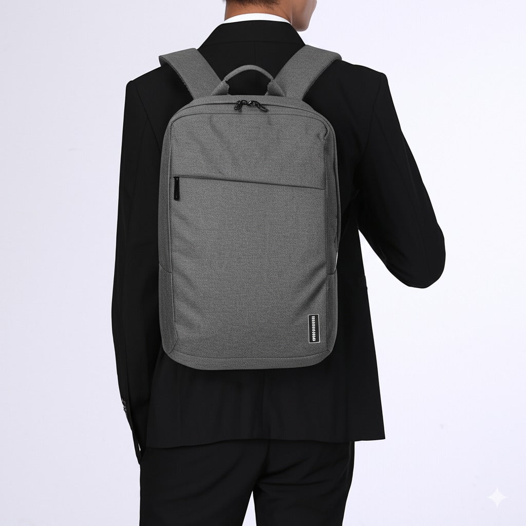 Laptop Backpack – Casual, College, Office, Travel (Grey) - ONEGO FASHION