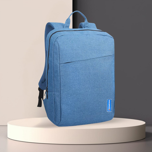 ONEGO Waterproof Casual Unisex Laptop Backpack for College Office Tuition Daypack Bag Suitable For Men & Women Boys & Girls (Blue)