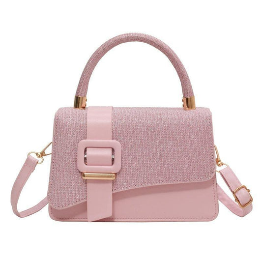 Women's Handbag Personalized Splicing Trend New Portable Bag Simple and Fashion One Shoulder Crossbody Small Square Bag - ONEGO FASHION