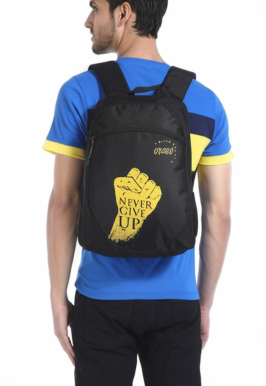 ONEGO Versatile & Stylish Backpack College bag School bag Laptop bag Office bag Tuition bag Daypack Bag For Men & Women Boys & Girls (Black YL) - ONEGO FASHION