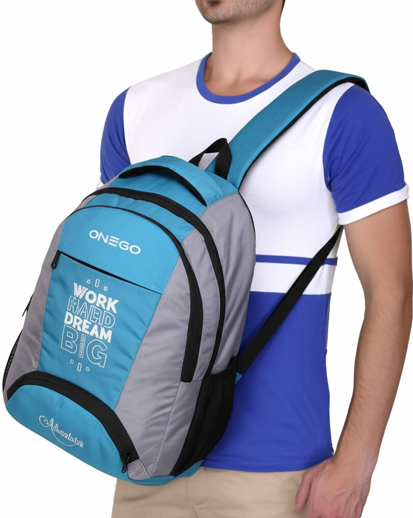 ONEGO College Backpack, Water-Resistant Laptop Bag for Men & Women, Casual Computer Backpack for School, Work, and Travel, Fits 15.6-Inch Laptop - ONEGO FASHION