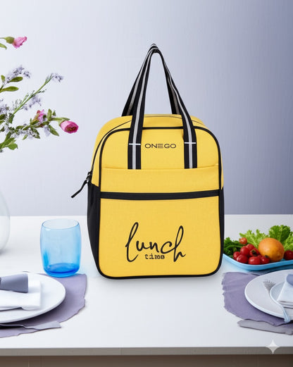 ONEGO Trendy Water-Resistant Lunch Bag | Multipurpose Tiffin Bag for Office, School, Picnic, Travel | Stylish & Durable Lunch Bag for Men, Women & Kids - ONEGO FASHION